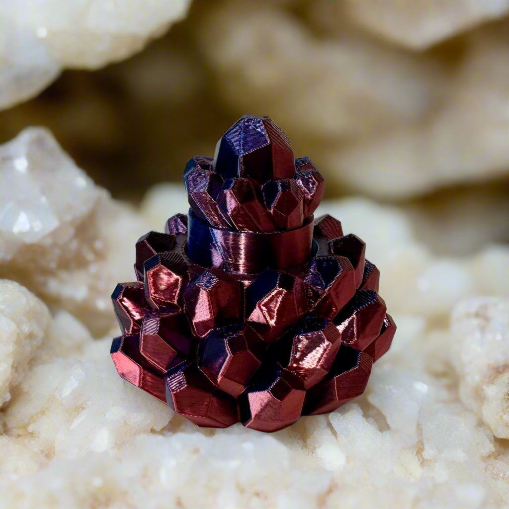 Crystal Fidget Spinner Clicker